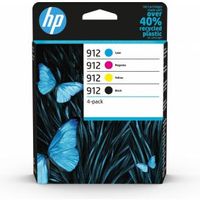 HP 912 4 stuk(s) Origineel Normaal rendement Zwart, Cyaan, Magenta, Geel