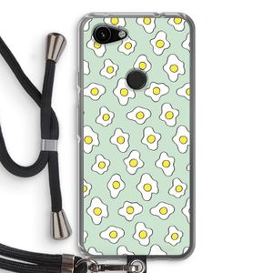 Spiegeleitjes: Pixel 3a Transparant Hoesje met koord
