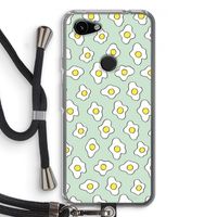 Spiegeleitjes: Pixel 3a Transparant Hoesje met koord