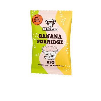 Chimpanzee Chimpanzee Havermout met Banaan