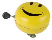 Fietsbel Ding-Dong M-Wave ø80mm - smiley yellow