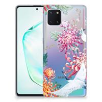 Samsung Galaxy Note 10 Lite | TPU Hoesje | Bird Flowers