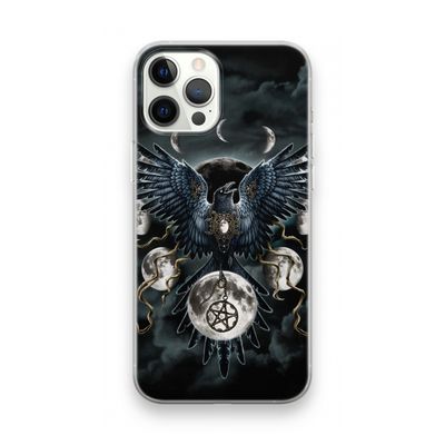 Sinister Wings: iPhone 12 Pro Max Transparant Hoesje