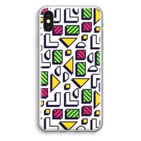 8-bit N°4: iPhone XS Transparant Hoesje
