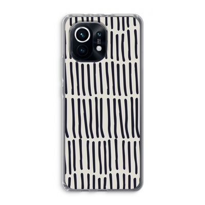 Moroccan stripes: Xiaomi Mi 11 Transparant Hoesje