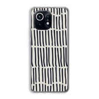 Moroccan stripes: Xiaomi Mi 11 Transparant Hoesje