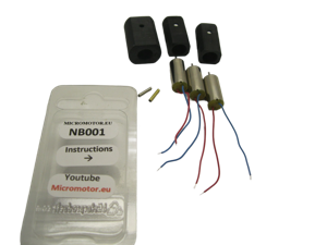 micromotor NB001 motor ombouwset voor Brawa 1151 containerterminal met 3 motoren