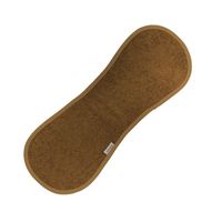 Funnies schouder- spuugdoek uni line brown clay Maat