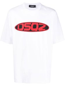 DSQUARED2 t-shirt à logo imprimé - Blanc