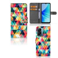 OPPO A77 5G | A57 5G | Telefoon Hoesje | Geruit