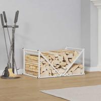 Brandhoutrek 70x43x34,5 cm koudgewalst staal wit