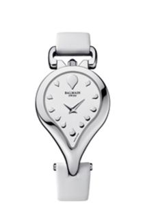 Horlogeband Balmain B34312226 / 3431 / 1730791 Leder Wit 14mm