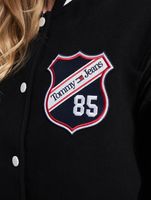 Tommy Jeans / Baseball jack Oversized Letterman in zwart - thumbnail