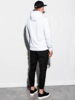 Ombre - heren hoodie wit - basic - thumbnail