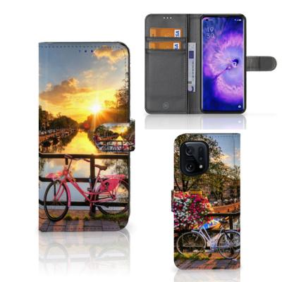 OPPO Find X5 | Flip Cover | Amsterdamse Grachten