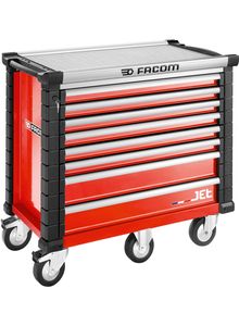 Facom Jet Gereedschapswagen 8 Laden M5 Rood - JET.8M5A - JET.8M5A