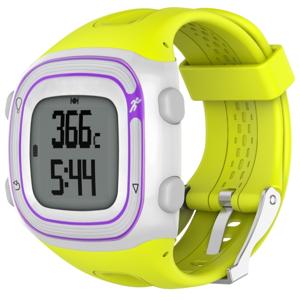 Siliconen sport polsband voor Garmin Forerunner 10/15 (cyaan)