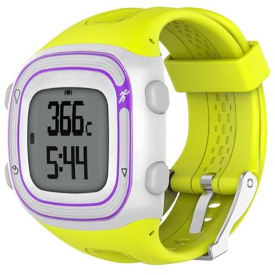Siliconen sport polsband voor Garmin Forerunner 10/15 (cyaan)