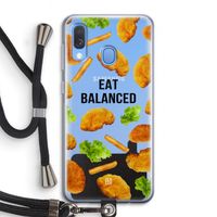 Eat Balanced: Samsung Galaxy A40 Transparant Hoesje met koord