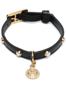 Versace collier pour chien à plaque Medusa - Noir
