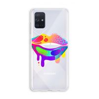 Lip Palette: Galaxy A71 Transparant Hoesje