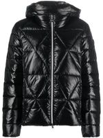 Ea7 Emporio Armani veste matelassée à capuche - Noir