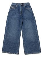 Diesel Kids jean ample à patch logo - Bleu - thumbnail