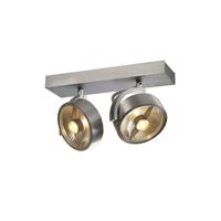 SLV Design spotsKalu 2 QPAR111 2-lichts metaalgrijs - 147316