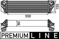 Intercooler, inlaatluchtkoeler CI184000P