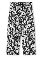 Marc Jacobs Kids pantalon droit à logo imprimé - Noir