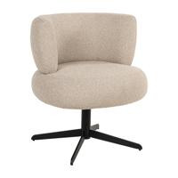 Richmond Draaibare Eetkamerstoel 'Alexis' Bouclé