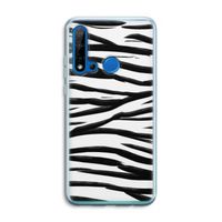 Zebra pattern: Huawei P20 Lite (2019) Transparant Hoesje Zebra pattern: Huawei P20 Lite (2019) Transparant Hoesje