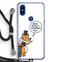 Geen Gezeik: Xiaomi Mi Mix 3 Transparant Hoesje met koord