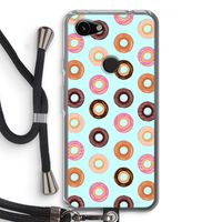 Donuts: Pixel 3a Transparant Hoesje met koord