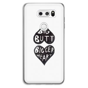 Big butt bigger heart: LG V30 Transparant Hoesje