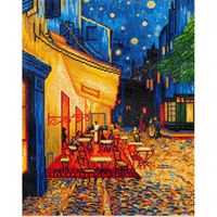Cafe at Night Van Gogh Diamond Dotz - 52x42 cm - Diamond Painting - thumbnail
