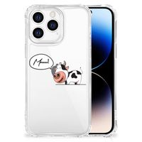 iPhone 14 Pro Stevig Bumper Hoesje Cow