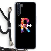 Abstract Spectrum: Oppo A91 Transparant Hoesje met koord