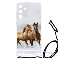 Samsung Galaxy A25 Case Anti-shock Paarden - thumbnail