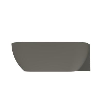 Arcqua Havana Halfvrijstaand Bad - 170x80cm - rechts - mat quartz grijs BAD654971