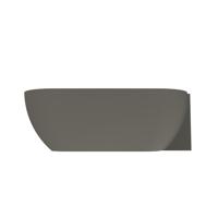 Arcqua Havana Halfvrijstaand Bad - 170x80cm - rechts - mat quartz grijs BAD654971