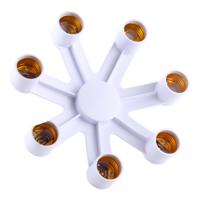 1 tot 7 E27 standaard lamp houder basis omvormer LED gloeilampen socket adapter