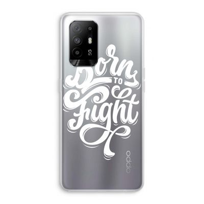 Born to Fight: Oppo A95 5G Transparant Hoesje
