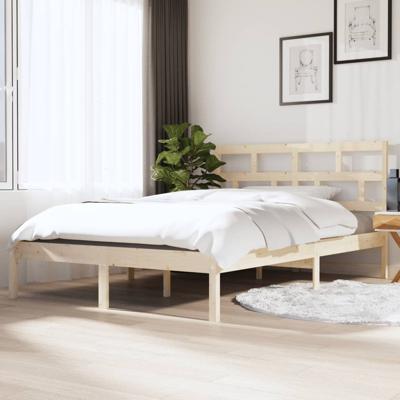 Bedframe massief grenenhout 140x190 cm
