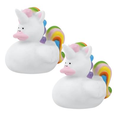 2x Badspeeltje eenhoorn 7 cm