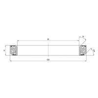 Marwi Union balhoofdlager cb-715 30,15x41,0x7 36°/45°
