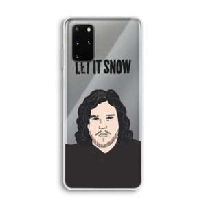 Let It Snow: Samsung Galaxy S20 Plus Transparant Hoesje