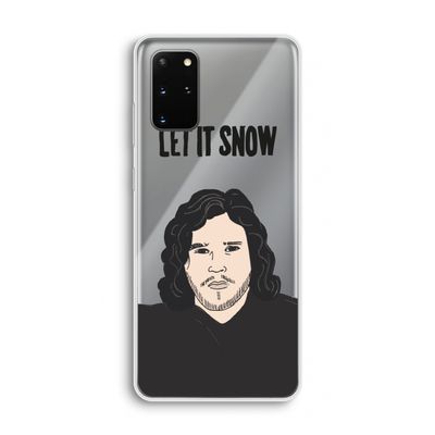 Let It Snow: Samsung Galaxy S20 Plus Transparant Hoesje