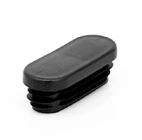 Inslagdop voor ovale buis 38x20 mm (set van 2 stuks) - per stuk