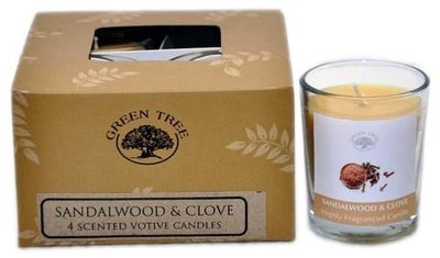 Green Tree Geurkaars Sandalwood & Clove (55 gram)